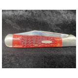 CASE XX CENTENNIAL RED BONE POCKET KNIFE 5.25"