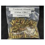 FEDERAL 45 ACP 100 ROUNDS