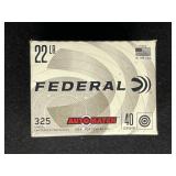 FEDERAL 22 LR 40 GRAIN 325 ROUNDS