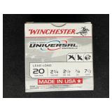 WINCHESTER 20 GAUGE LEAD LOAD 25 ROUNDS