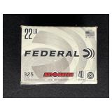 FEDERAL 22 LR 40 GRAIN 325 ROUNDS