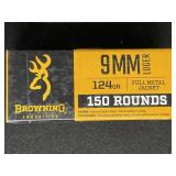 BROWNING 9 MM LUGER 124 GR 150 ROUNDS