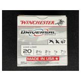 WINCHESTER 20 GAUGE LEAD LOAD 25 ROUNDS