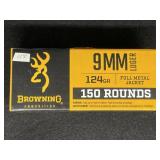 BROWNING 9 MM LUGER 124 GR 150 ROUNDS
