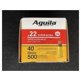 AGUILA .22 SUPER EXTRA LONG RIFLE 500 ROUNDS