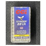 CCI STINGER 22 LR VARMINT 50 ROUNDS