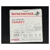 WINCHESTER SUPER TARGET 20 GAUGE 25 ROUNDS