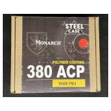 MONARCH STEEL CASE 380 AMC 200 ROUNDS