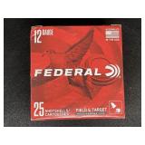 FEDERAL FIELD & TARGET 12 GAUGE 25 ROUNDS