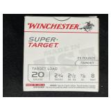 WINCHESTER SUPER TARGET 20 GAUGE 25 ROUNDS