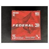 FEDERAL FIELD & TARGET 12 GAUGE 25 ROUNDS