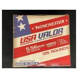 WINCHESTER USA VALLOR 5.56 MM 125 ROUNDS