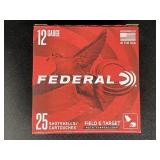 FEDERAL FIELD & TARGET 12 GAUGE 25 ROUNDS