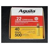 AGUILA .22 SUPER EXTRA LONG RIFLE 500 ROUNDS