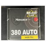 MONARCH STEEL CASE 380 AMC 200 ROUNDS