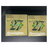 2 BOXES REMINGTON 27 NITRO PREMIER 12 GAUGE 25 RDS