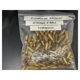 FEDERAL 45 ACP 100 ROUNDS