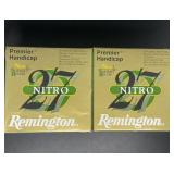 2 BOXES REMINGTON 27 NITRO PREMIER 12 GAUGE 25 RDS