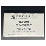 FEDERAL 7.62 X 51 MM 20 ROUNDS