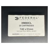 FEDERAL 7.62 X 51 MM 20 ROUNDS