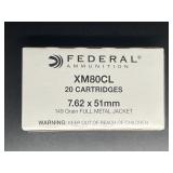 FEDERAL 7.62 X 51 MM 20 ROUNDS