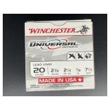 WINCHESTER LEAD LOAD 20 GAUGE 25 ROUNDS
