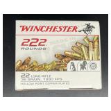 WINCHESTER 22 LR 36 GRAIN 222 ROUNDS