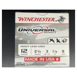 WINCHESTER UNIVERSAL 12 GAUGE 25 ROUNDS