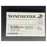 WINCHESTER 5.56 MM 20 ROUNDS