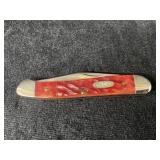 CASE XX 1889-1989 CENTENNIAL RED BONE 3" KNIFE
