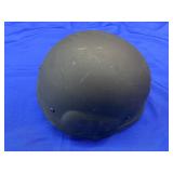 BLACK ARMOR SYSTEMS LARGE COMBAT HELMET-USED