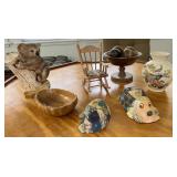 Wooden and Paper Mache Decor