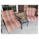 3 Pcs. Patio Chairs w/ Patio Table