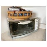 Oster Toaster Oven w/ Wooden Lazy Susan
