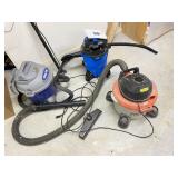 3 Pcs. Shop Vacs