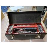 Metal Tool Box w/ Tools