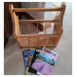 Wooden Magazine / Book Rack