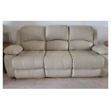 JACKWELL Leather Reclining Couch