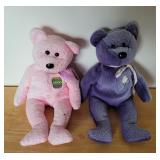 TY Beanie Baby Bears x2