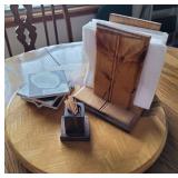 Lazy Susan, Napkin & Toothpick Holders, Coasters