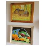 Framed Paintings x2 - Hallada Original