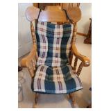 Wooden Rocking Chair - cushion included