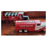 Die Cast True Value Trucks x2