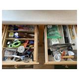 2 Kitchen Drawers Packed Full