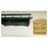 History of Cut Nails in America and Wall Shelf
