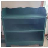 Green Bookshelf 32x14x32