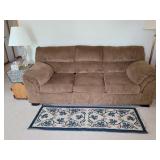 Sofa Couch, Floor lamp, Side Tabl ++