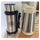 Marlboro Thermos w/ Vintage Carafe