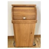 Hand Crafted Roll Top Trash Can