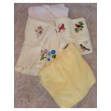 4 Pcs Blankets - 2 Cross Stitch